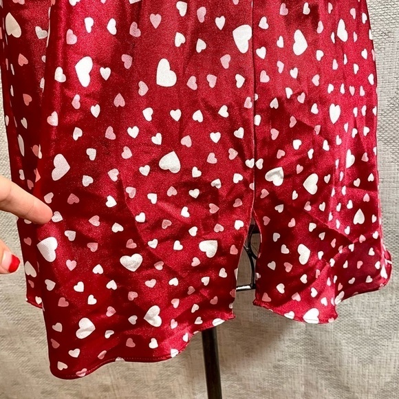 Delicates heart print red slip size S - Picture 6 of 8